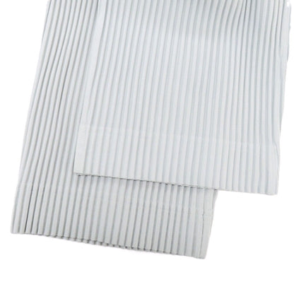 【中古】オム プリッセ イッセイミヤケ HOMME PLISSE ISSEY MIYAKE ポリエステル プリーツ イージーパンツ ライトグレー【 3 】【 状態ランクA 】【 メンズ 】