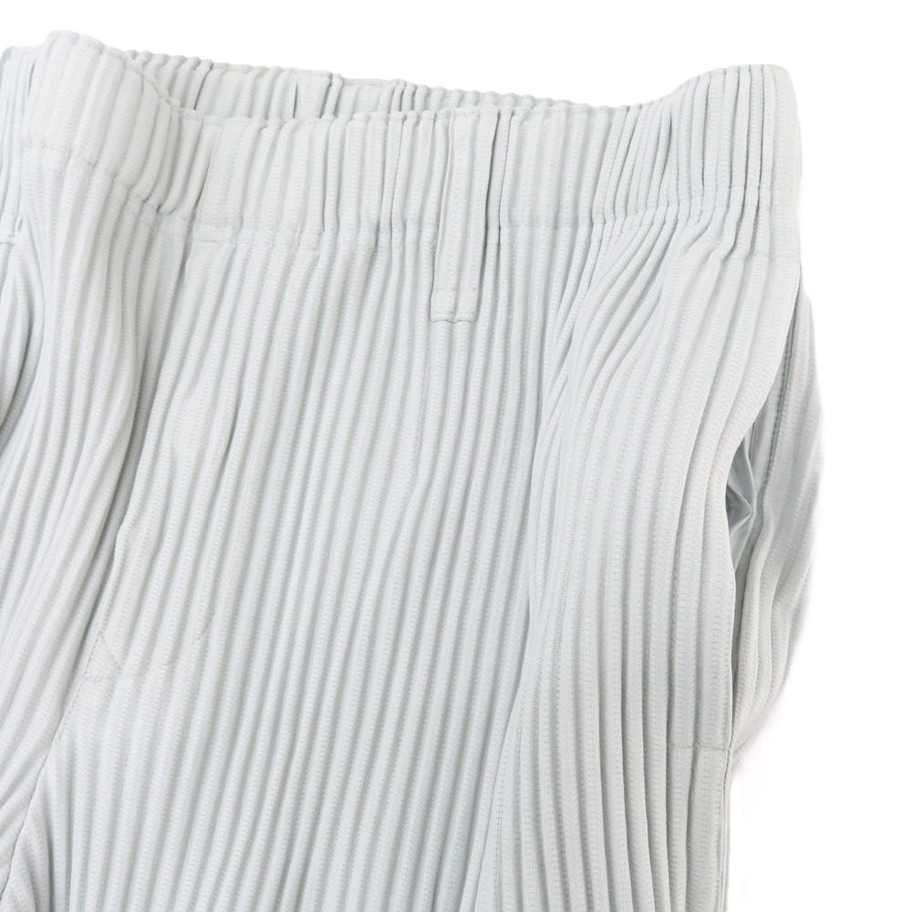 【中古】オム プリッセ イッセイミヤケ HOMME PLISSE ISSEY MIYAKE ポリエステル プリーツ イージーパンツ ライトグレー【 3 】【 状態ランクA 】【 メンズ 】