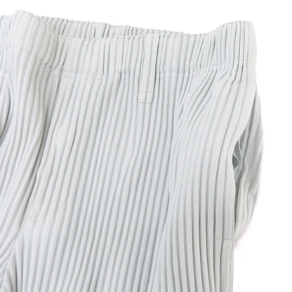 【中古】オム プリッセ イッセイミヤケ HOMME PLISSE ISSEY MIYAKE ポリエステル プリーツ イージーパンツ ライトグレー【 3 】【 状態ランクA 】【 メンズ 】