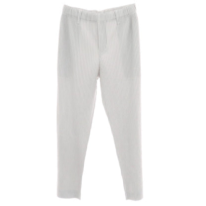 【中古】オム プリッセ イッセイミヤケ HOMME PLISSE ISSEY MIYAKE ポリエステル プリーツ イージーパンツ ライトグレー【 3 】【 状態ランクA 】【 メンズ 】