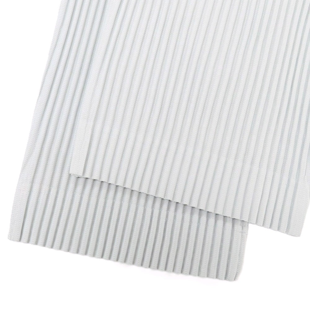 【中古】オム プリッセ イッセイミヤケ HOMME PLISSE ISSEY MIYAKE ポリエステル プリーツ イージーパンツ ライトグレー【サイズ3】【 状態ランクA 】【 メンズ 】[CPD]