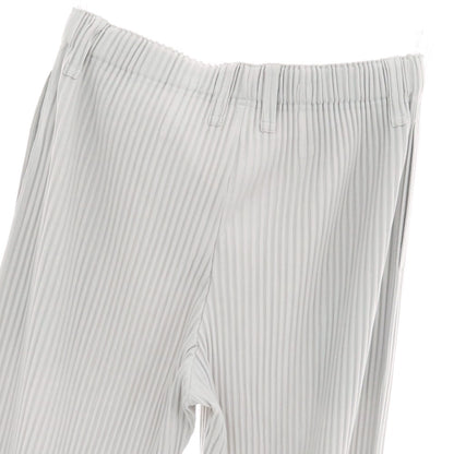 【中古】オム プリッセ イッセイミヤケ HOMME PLISSE ISSEY MIYAKE ポリエステル プリーツ イージーパンツ ライトグレー【 3 】【 状態ランクA 】【 メンズ 】