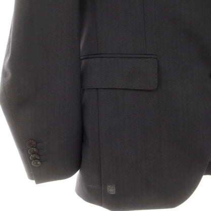 【中古】ラルディーニ LARDINI ウール 3つボタンスーツ ダークグレー【 46 】【 状態ランクB 】【 メンズ 】