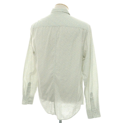 【中古】フランクアンドアイリーン Frank&amp;Eileen コットン 小花柄 レギュラーカラー カジュアルシャツ グリーン系【 S 】【 状態ランクB 】【 メンズ 】