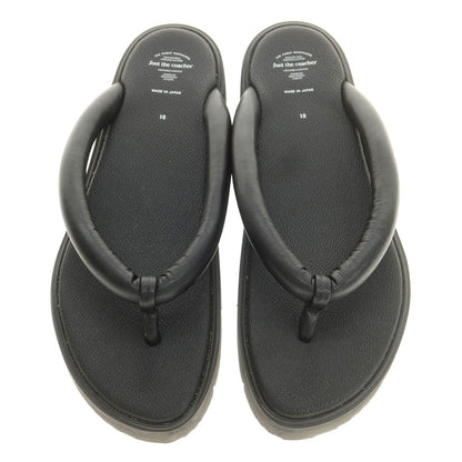 【中古】フットザコーチャー foot the coacher トング サンダル ブラック【 10 】【 状態ランクB 】【 メンズ 】