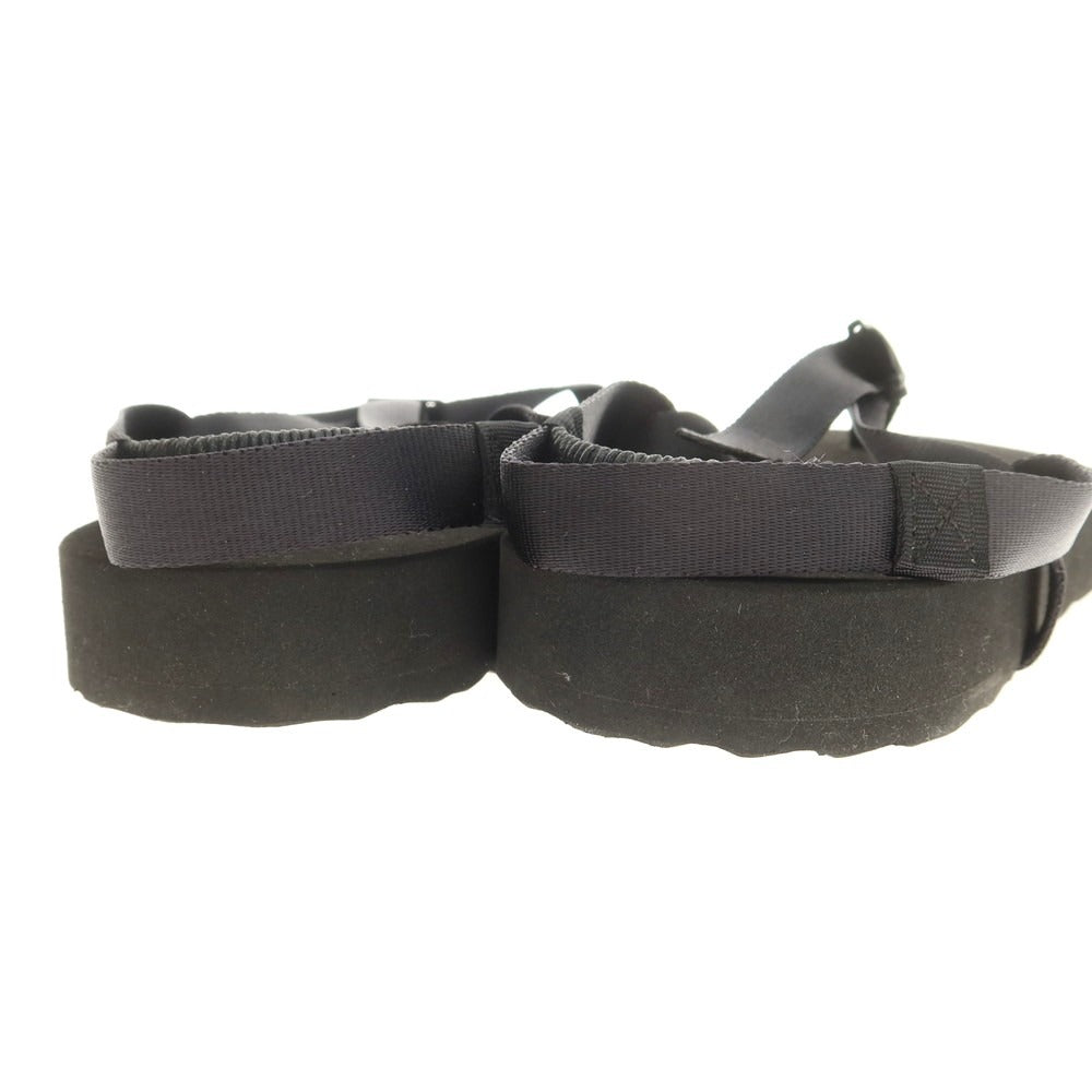 【中古】フットザコーチャー foot the coacher トング サンダル ブラック【 9 1/2 】【 状態ランクB 】【 メンズ 】[DPD]