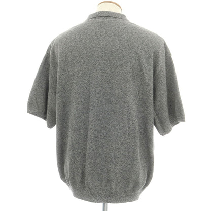 【中古】クレプスキュール crepuscule URBAN RESEARCH別注 2025年春夏 コットンリネン スキッパー 半袖 ポロニット グレー【 2 】【 状態ランクB 】【 メンズ 】