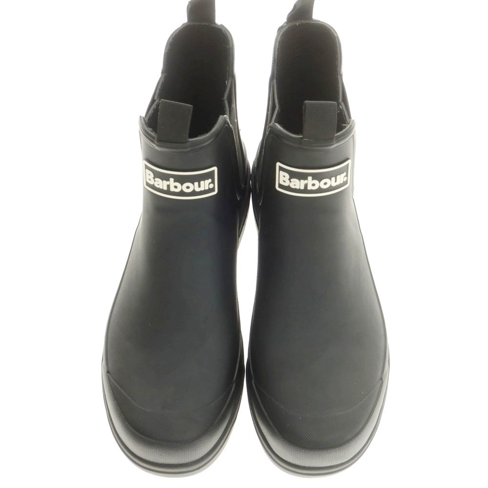 【中古】バブアー Barbour 2025年春夏 ラバー サイドゴアブーツ レインブーツ ブラック【 8 】【 状態ランクA 】【 メンズ 】