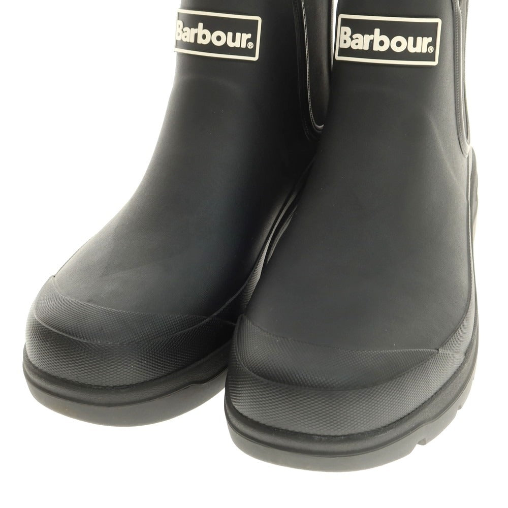 【中古】バブアー Barbour 2025年春夏 ラバー サイドゴアブーツ レインブーツ ブラック【 8 】【 状態ランクA 】【 メンズ 】