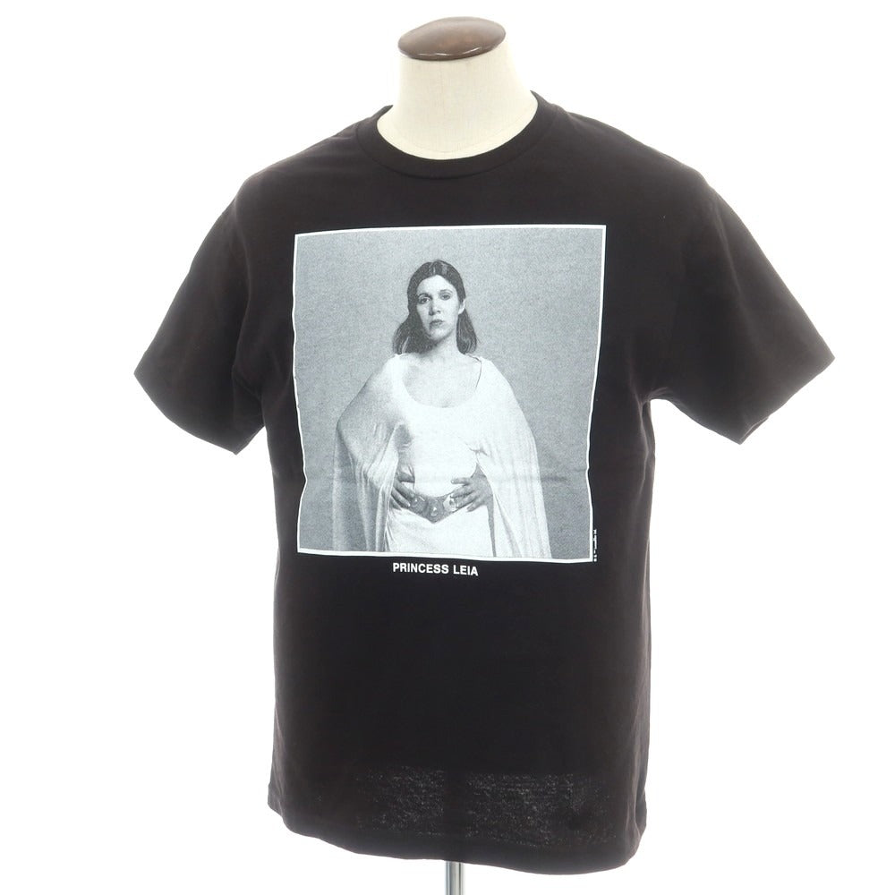 【中古】フラグスタフ F-LAGSTUF-F × STARWARS コットン系 クルーネック 半袖Ｔシャツ ブラック【 表記なし（L位） 】【 状態ランクB 】【 メンズ 】[EPD]