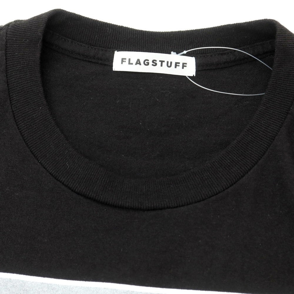 【中古】フラグスタフ F-LAGSTUF-F × STARWARS コットン系 クルーネック 半袖Ｔシャツ ブラック【 表記なし（L位） 】【 状態ランクB 】【 メンズ 】[EPD]