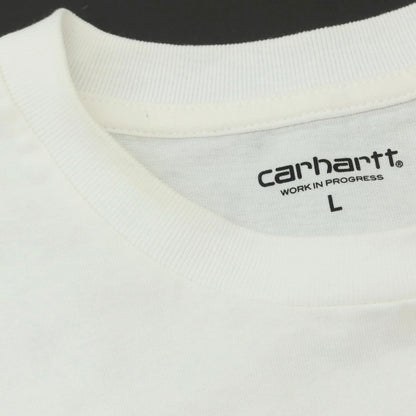【中古】カーハート Carhartt コットン クルーネック 半袖Ｔシャツ ホワイト【 L 】【 状態ランクC 】【 メンズ 】