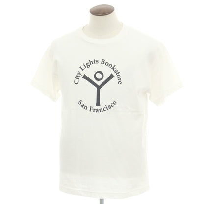 【中古】シティライツ ブックストア City Lights Bookstore コットン クルーネック 半袖Ｔシャツ ホワイト【 L 】【 状態ランクA 】【 メンズ 】