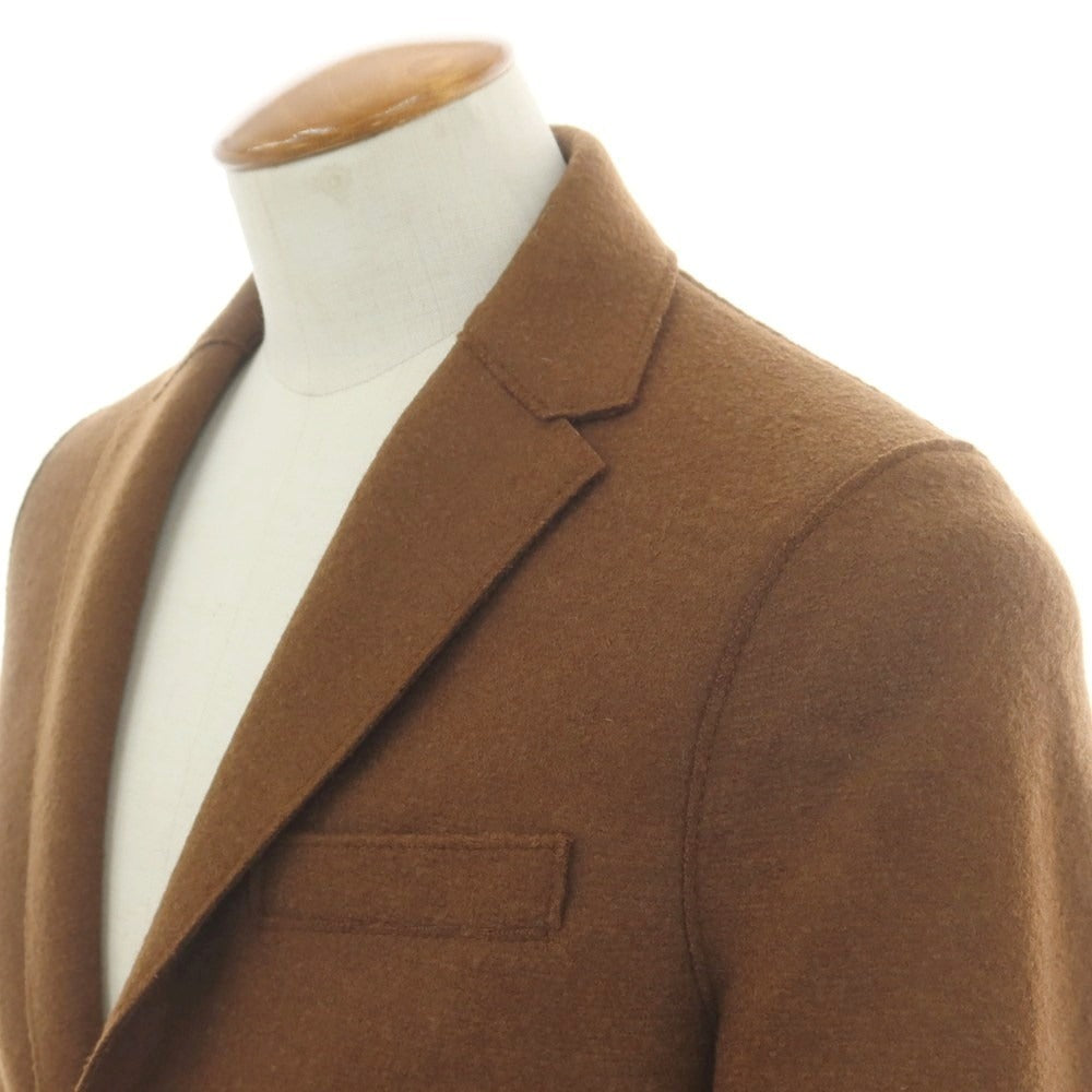 【中古】ハリスワーフロンドン HARRIS WHARF LONDON ウール カジュアルジャケット ブラウン【 46 】【 状態ランクB 】【 メンズ 】