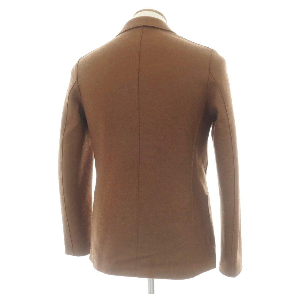 【中古】ハリスワーフロンドン HARRIS WHARF LONDON ウール カジュアルジャケット ブラウン【 46 】【 状態ランクB 】【 メンズ 】