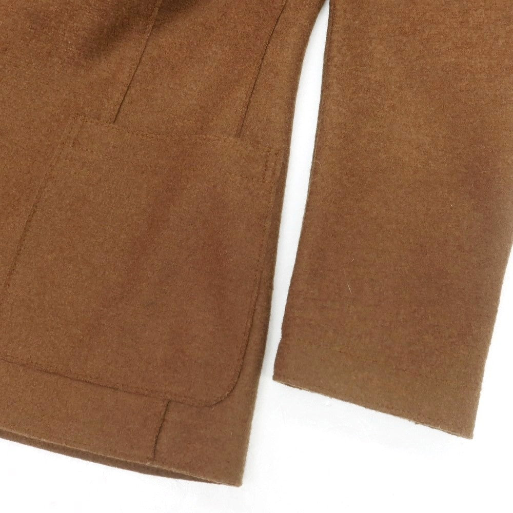 【中古】ハリスワーフロンドン HARRIS WHARF LONDON ウール カジュアルジャケット ブラウン【 46 】【 状態ランクB 】【 メンズ 】