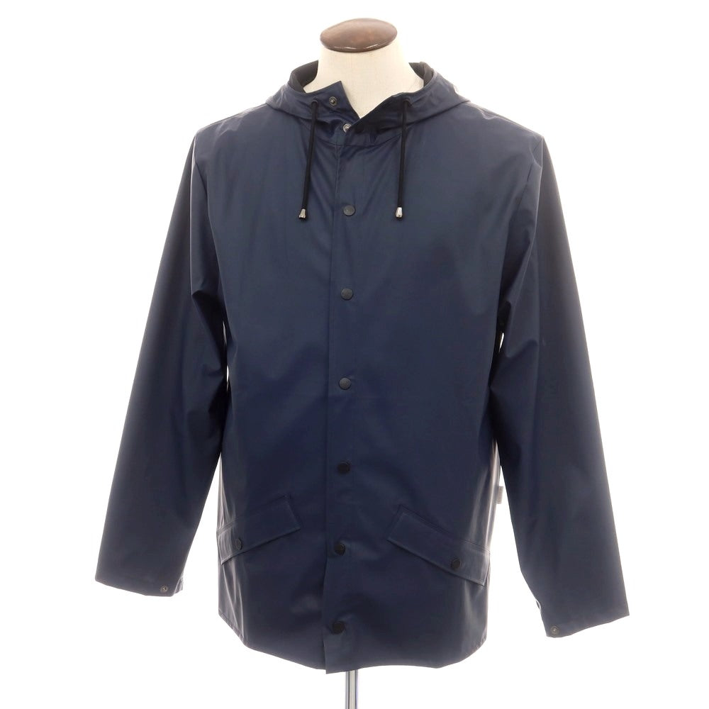 【中古】レインズ RAINS  ナイロン フーデッドコート ネイビー【 M/L 】【 状態ランクC 】【 メンズ 】[EPD]