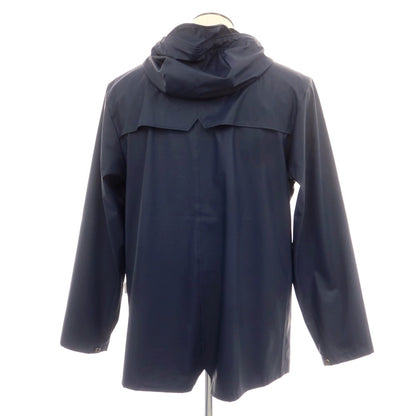【中古】レインズ RAINS ナイロン フーデッドコート ネイビー【 M/L 】【 状態ランクC 】【 メンズ 】