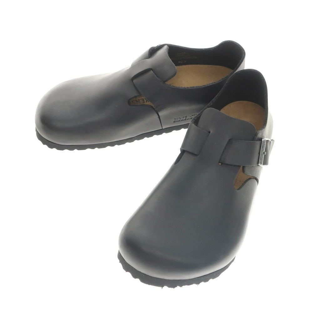 【中古】【未使用】ビルケンシュトック BIRKENSTOCK LONDON BS レザー サンダル ブラック【 26cm 】【 状態ランクS 】【 メンズ 】