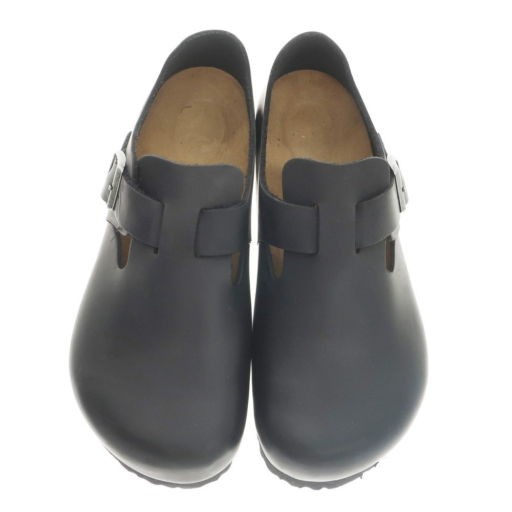 【中古】【未使用】ビルケンシュトック BIRKENSTOCK LONDON BS レザー サンダル ブラック【 26cm 】【 状態ランクS 】【 メンズ 】