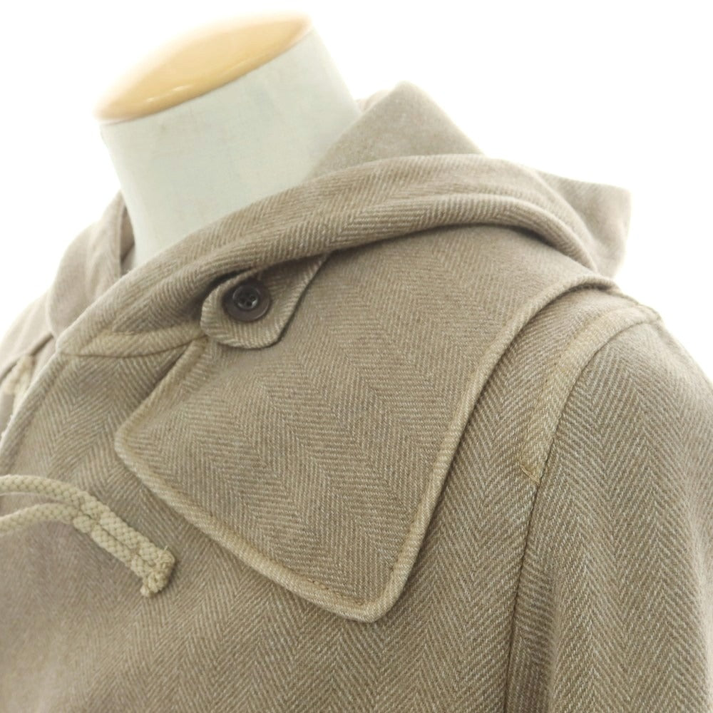 【中古】ボリオリ BOGLIOLI T.SUZUKI ウールポリエステル ダッフルコート カーキベージュ【 S 】【 状態ランクB 】【 メンズ 】