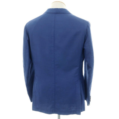 【中古】ボリオリ BOGLIOLI COAT コットンリネン テーラードジャケット ブルー【 44 】【 状態ランクC 】【 メンズ 】