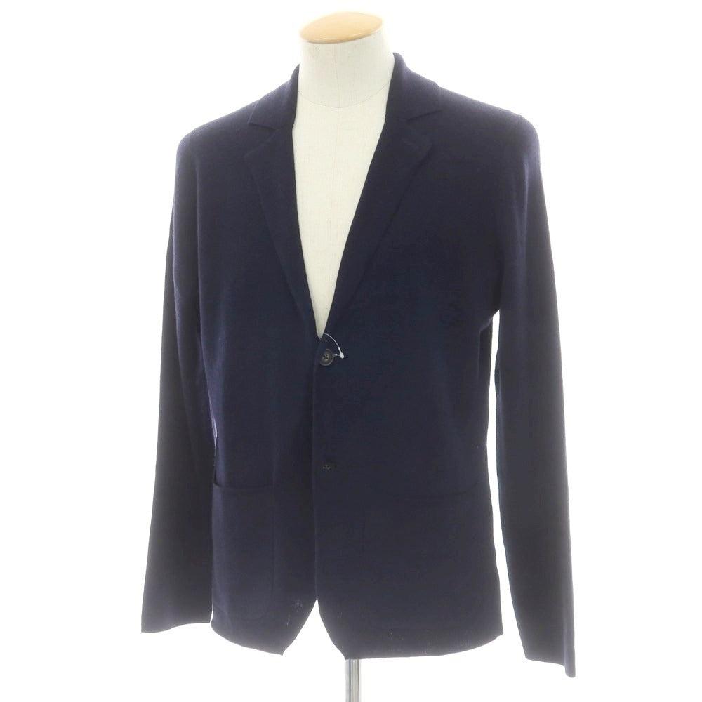 【中古】ブルックスブラザーズ Brooks Brothers ハイゲージウール ニットジャケット ダークネイビー【サイズS】【 状態ランクA 】【 メンズ 】[DPD]