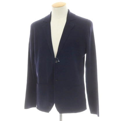 【中古】ブルックスブラザーズ Brooks Brothers ハイゲージウール ニットジャケット ダークネイビー【 S 】【 状態ランクA 】【 メンズ 】