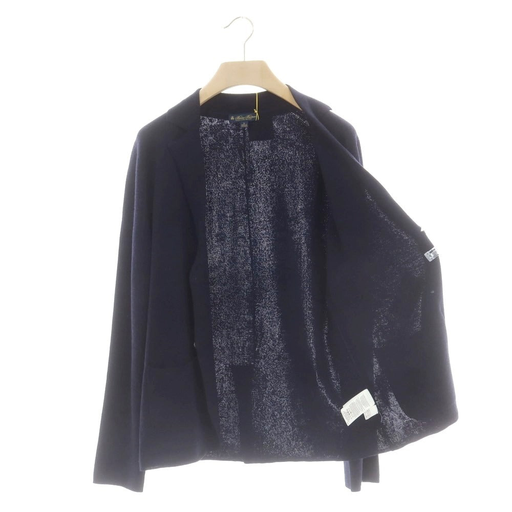 【中古】ブルックスブラザーズ Brooks Brothers ハイゲージウール ニットジャケット ダークネイビー【 S 】【 状態ランクA 】【 メンズ 】