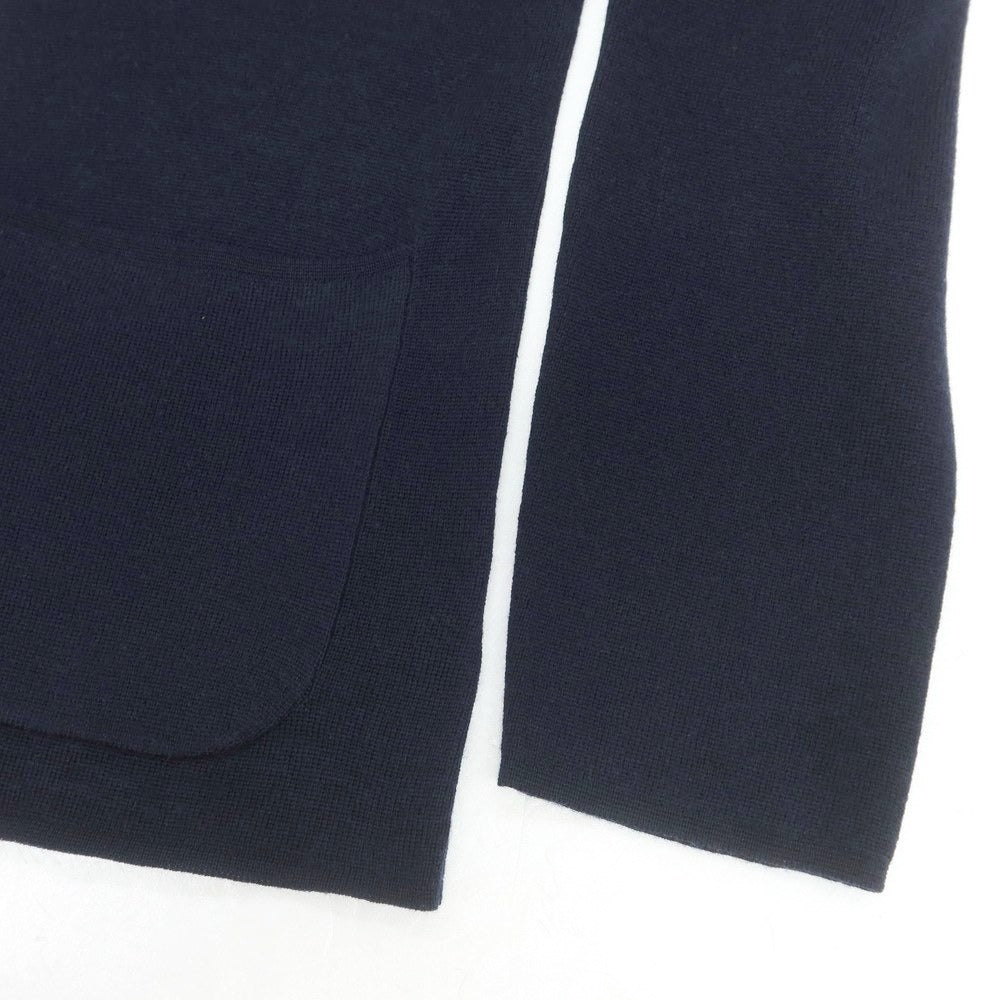 【中古】ブルックスブラザーズ Brooks Brothers ハイゲージウール ニットジャケット ダークネイビー【サイズS】【 状態ランクA 】【 メンズ 】[DPD]