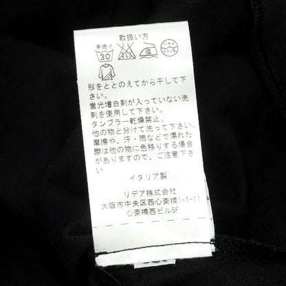 【中古】クルチアーニ CRUCIANI ストレッチ コットン クルーネック 半袖Ｔシャツ ブラック【 46 】【 状態ランクA 】【 メンズ 】