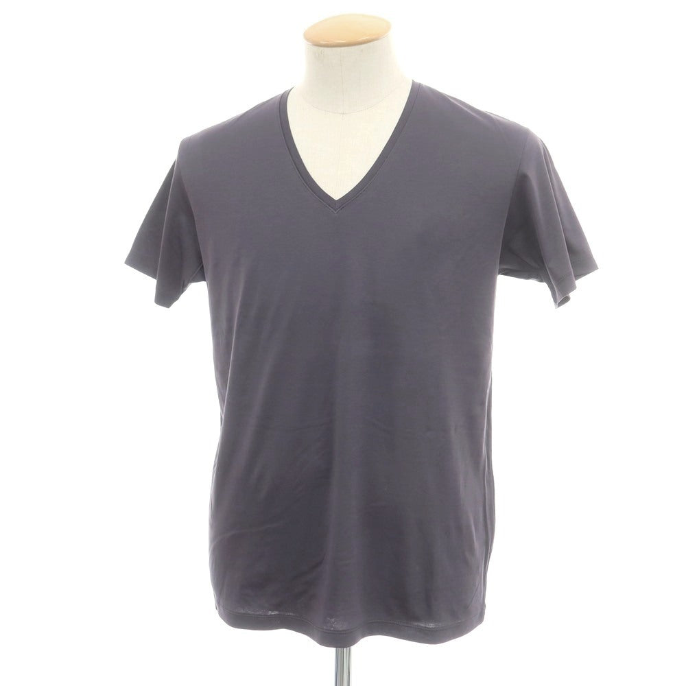 【中古】ヴェイル veil コットン Vネック 半袖Ｔシャツ グレー【 2 】【 状態ランクA 】【 メンズ 】