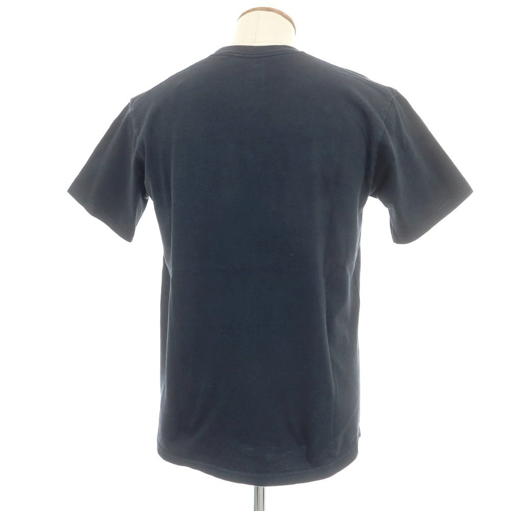 【中古】アナトミカ ANATOMICA コットン クルーネック ポケット 半袖Ｔシャツ ネイビー【 M 】【 状態ランクC 】【 メンズ 】