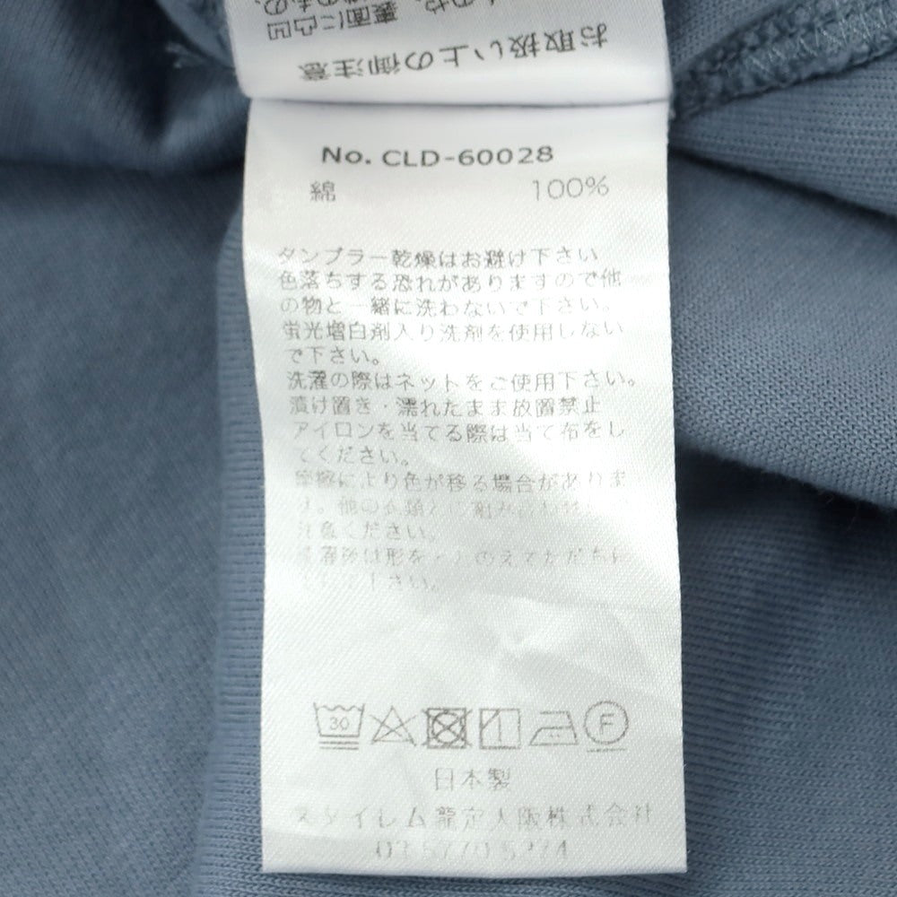 【中古】クロスクローゼット crossclothet コットン パイル クルーネック ポケット 半袖Ｔシャツ ブルー系【 2 】【 状態ランクC 】【 メンズ 】