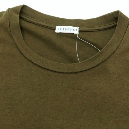 【中古】クロスクローゼット crossclothet コットン クルーネック ポケット 半袖Ｔシャツ オリーブ【 2 】【 状態ランクB 】【 メンズ 】