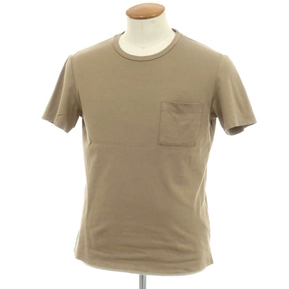 【中古】クロスクローゼット crossclothet コットン クルーネック ポケット 半袖Ｔシャツ ベージュ【 2 】【 状態ランクB 】【 メンズ 】