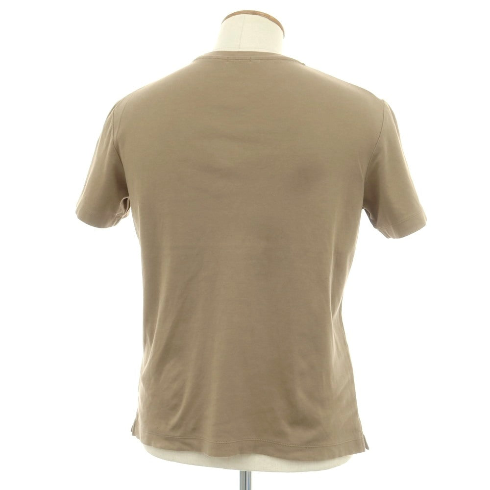【中古】クロスクローゼット crossclothet コットン クルーネック ポケット 半袖Ｔシャツ ベージュ【 2 】【 状態ランクB 】【 メンズ 】