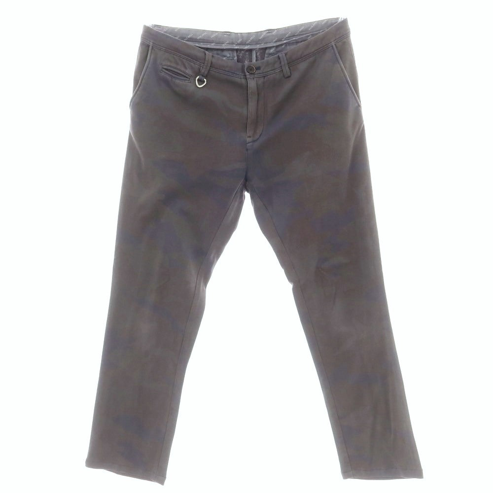 【中古】ソリード SOLIDO コットン ジャージー カモフラ イージースラックスパンツ グレー系【 2 】【 状態ランクC 】【 メンズ 】