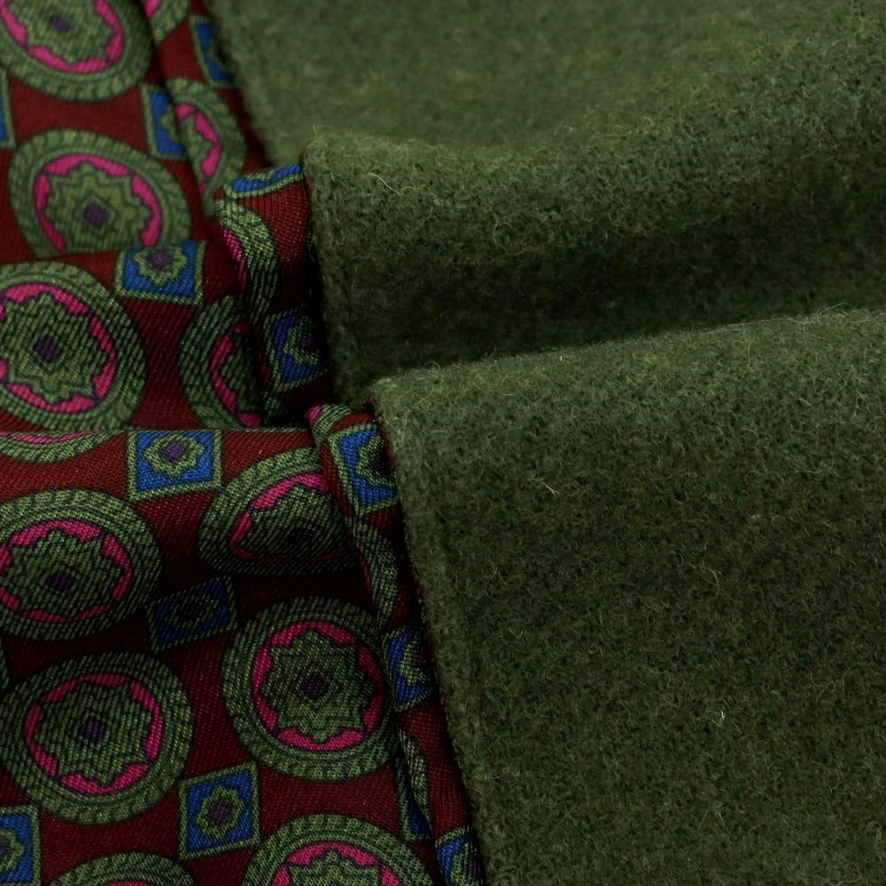 【中古】ジバンシィ GIVENCHY ウール シルク ストール オリーブ【 状態ランクB 】【 メンズ 】