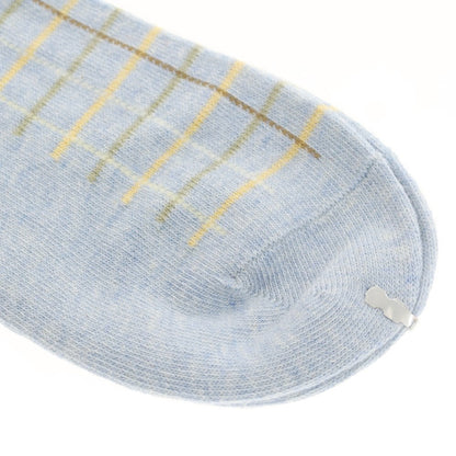 【中古】【未使用】ポールスチュアート PAUL STUART ソックス ライトブルーxマルチカラー【 25-26cm 】【 状態ランクS 】【 メンズ 】
