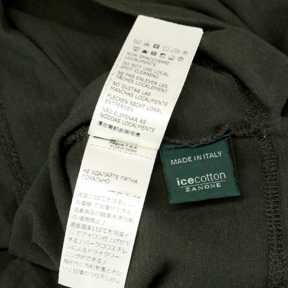 【中古】ザノーネ ZANONE アイスコットン 半袖ポロシャツ ダークオリーブ【 46 】【 状態ランクA 】【 メンズ 】