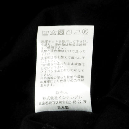 【中古】リブニール Revenir コットン クルーネック 半袖Ｔシャツ ブラック【 M 】【 状態ランクB 】【 メンズ 】