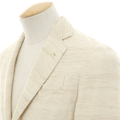 【中古】ラルディーニ LARDINI シルク カジュアルジャケット ベージュ【 42 】【 状態ランクB 】【 メンズ 】