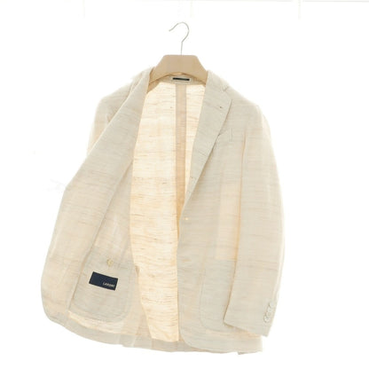 【中古】ラルディーニ LARDINI シルク カジュアルジャケット ベージュ【 42 】【 状態ランクB 】【 メンズ 】