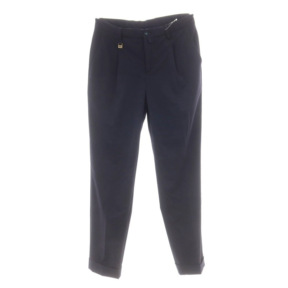 【中古】バルバティ Barbati ストレッチ ナイロン カジュアルスラックスパンツ ネイビー【 44 】【 状態ランクB 】【 メンズ 】