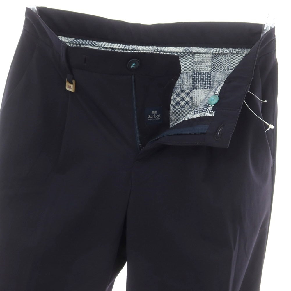 【中古】バルバティ Barbati ストレッチ ナイロン カジュアルスラックスパンツ ネイビー【 44 】【 状態ランクB 】【 メンズ 】
