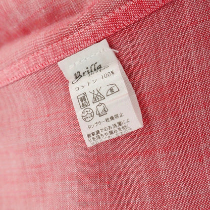 【中古】ルイジボレッリ ラグジュアリーヴィンテージ LUIGIBORRELLI LUXURY VINTAGE コットン ホリゾンタルカラー ドレスシャツ ピンク【 37 】【 状態ランクB 】【 メンズ 】