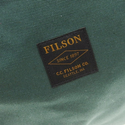 【中古】フィルソン FILSON ツイルコットン ボストンバッグ グリーンxライトブラウン【 状態ランクB 】【 メンズ 】