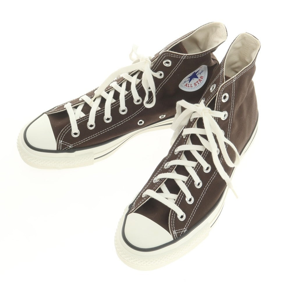 【中古】【未使用】コンバース CONVERSE オールスターHi MADE IN JAPAN スニーカー ブラウン【 9 】【 状態ランクS 】【 メンズ 】