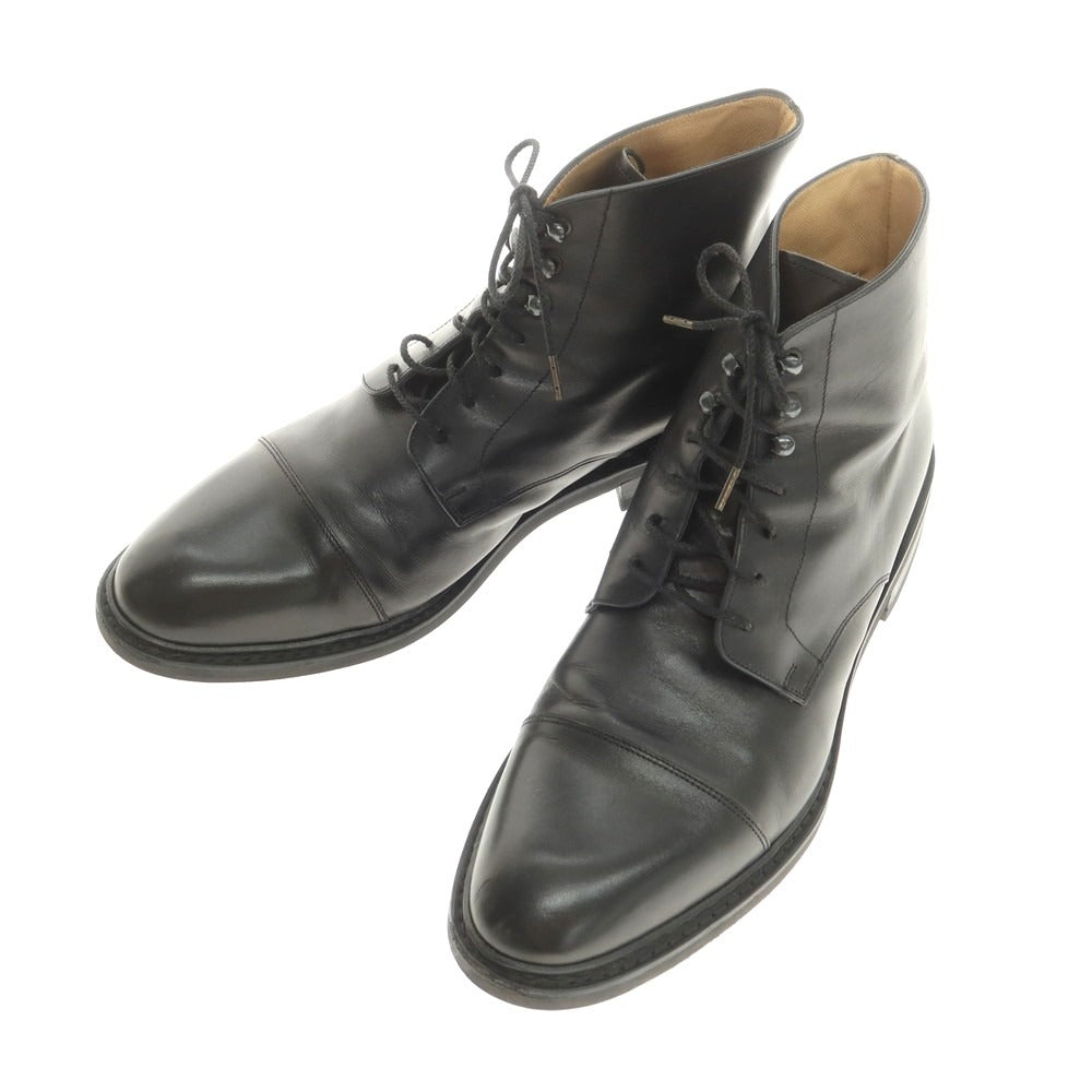 【中古】パラブーツ Paraboot GUITRY ストレートチップ ブーツ ブラック【 8 】【 状態ランクC 】【 メンズ 】